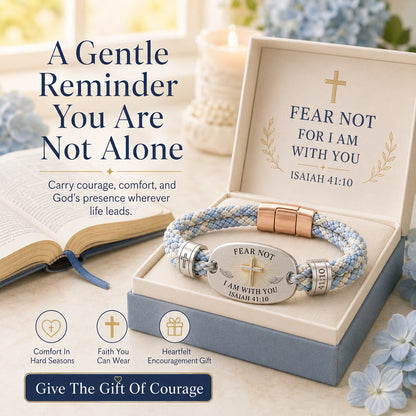 🔥 LAST DAY 49% OFF – ✝️ Christian Scripture Faith Bracelet Collection 💗✨