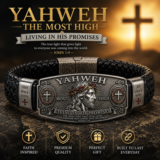 ✝️"Yahweh – The Living Light" Faith Bracelet