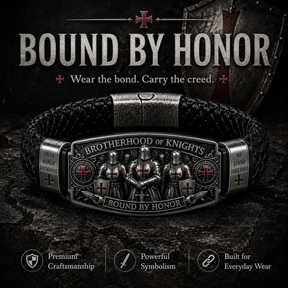 🛡️ Brotherhood of Knights Honor Bracelet