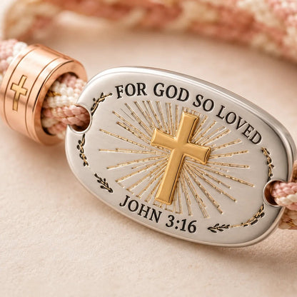 🔥 LAST DAY 49% OFF – ✝️ Christian Scripture Faith Bracelet Collection 💗✨