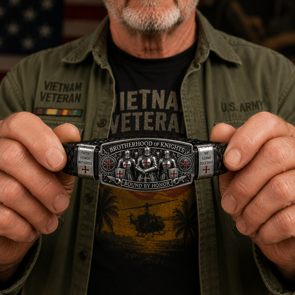 🛡️ Brotherhood of Knights Honor Bracelet