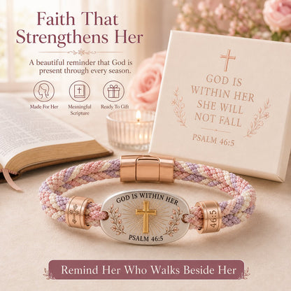 🔥 LAST DAY 49% OFF – ✝️ Christian Scripture Faith Bracelet Collection 💗✨