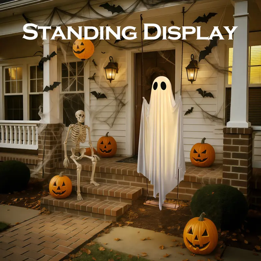 👻 49% OFF Today – Glowing Ghost Swing for Porch, Yard & Outdoor Halloween Decor