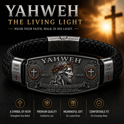 ✝️"Yahweh – The Living Light" Faith Bracelet