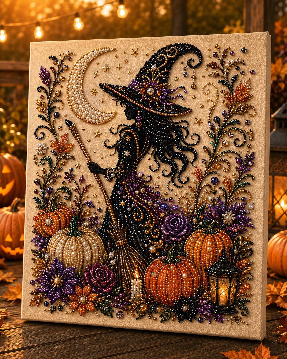 👻✨ Halloween Pearl Art DIY Kit – Turn Tiny Pearls into Spooky-Cute Magic (📦Buy 2 Free Shipping)