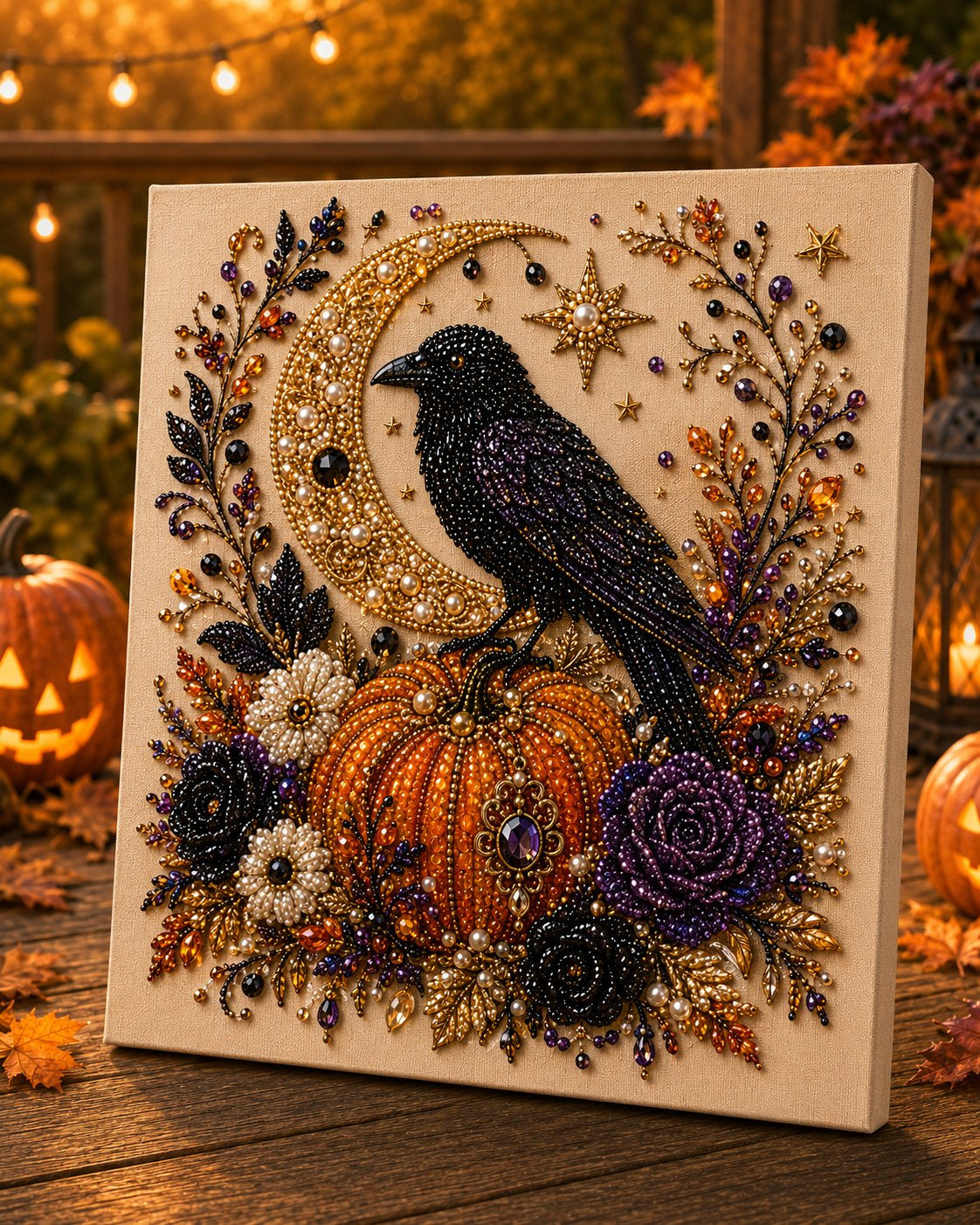 👻✨ Halloween Pearl Art DIY Kit – Turn Tiny Pearls into Spooky-Cute Magic (📦Buy 2 Free Shipping)