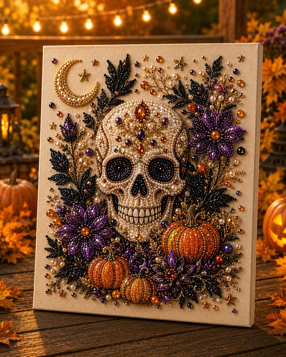 👻✨ Halloween Pearl Art DIY Kit – Turn Tiny Pearls into Spooky-Cute Magic (📦Buy 2 Free Shipping)