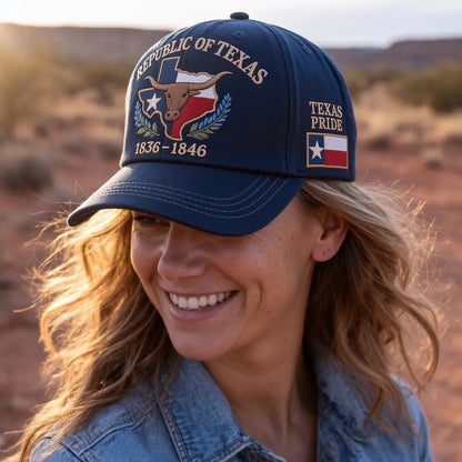 Republic of Texas Commemorative Embroidered Cap – Show Your Texas Pride