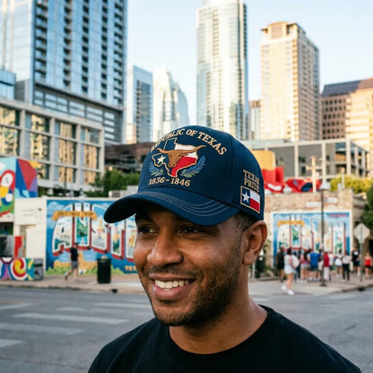 Republic of Texas Commemorative Embroidered Cap – Show Your Texas Pride