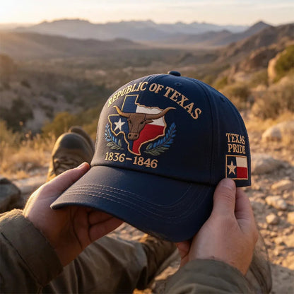 Republic of Texas Commemorative Embroidered Cap – Show Your Texas Pride