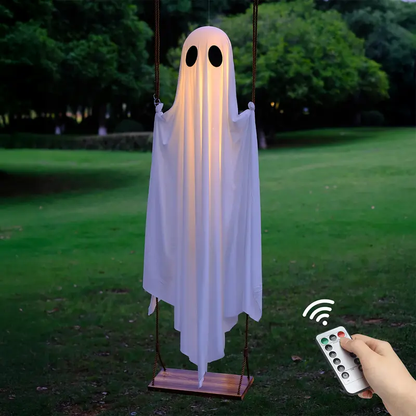 👻 49% OFF Today – Glowing Ghost Swing for Porch, Yard & Outdoor Halloween Decor