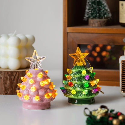 Christmas Set of 4 Mini Nostalgic Tree Ornaments with Gift Bags